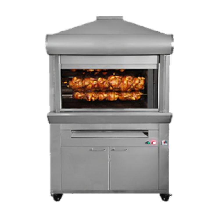 Horno pollero de acero inoxidable, variedad de tamaños