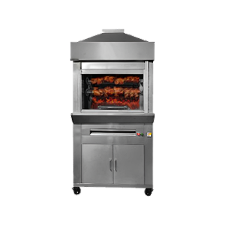 Horno pollero en acero inoxidable